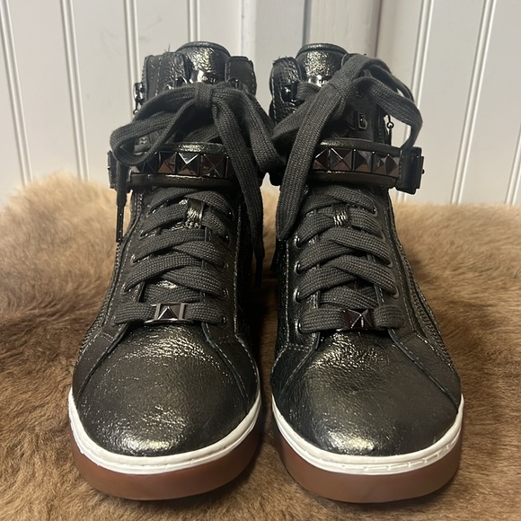 Michael Kors Glam Studded High Top Shoes 9.5 - Picture 5 of 11